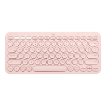 罗技（Logitech）K380 键盘 蓝牙办公键盘 无线键盘 女友 便携超薄键盘 笔记本键盘 茱萸粉
