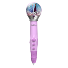迪士尼 冰雪奇缘充电三3d打印笔立体绘画笔 4-14岁儿童女孩生日礼物玩具 紫粉-安娜【25色共110米耗材】 充电低温款【晒单每月送耗材】