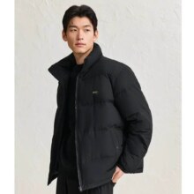 太平鸟 男装2024冬季款休闲立领羽绒服