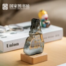 国家图书馆甲骨文小夜灯天气预报风暴瓶桌面装饰摆件生日礼物圣诞礼物 甲骨文天气瓶