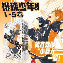 【现货正版】排球少年漫画全套 1-45 古馆春一著（1-24为新版） 【1-5】