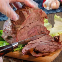 百亿补贴：馋家人 五香酱牛肉  熟牛肉真空包装零食 五香酱牛肉 2包共一斤
