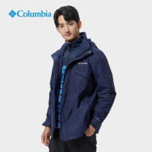 百亿补贴：哥伦比亚 Columbia 冲锋衣 男 秋冬防水防风 抓绒内胆三合一外套