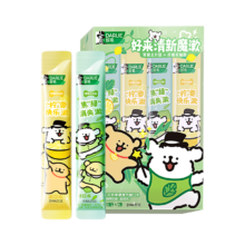 好来（DARLIE）(原黑人) 便携漱口水 线条小狗限定款清新系 中国绿茶&青柠 10ml*12条