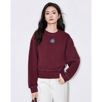 TOYOUTH 初语 开叉卫衣女 安可拉红 M