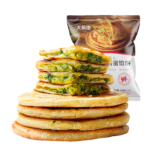 大希地 韭菜鸡蛋馅饼1040g 10片装 手抓饼葱油饼 早餐半成品 烘焙方便菜