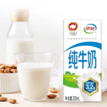 yili 伊利 纯牛奶 全脂 200ml*24盒