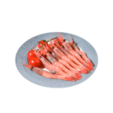 预售：禧美海产 北极甜虾 刺身 丹麦进口 70-90只 净重1KG 盒装
