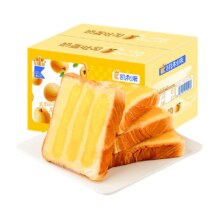 88VIP：凯利来 奶盖吐司面包黄桃味 600g*5件