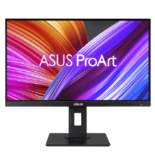 华硕ProArt 2K 27英寸 75Hz 350尼特 100%sRGB旋转升降 电脑显示器PA278QEV+爱格升显示器增高支架