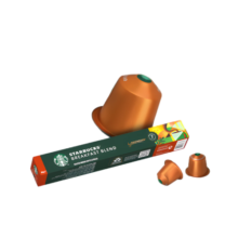星巴克（Starbucks）早餐综合5.3g*10颗 Nespresso胶囊咖啡 特选综合中度烘焙黑咖啡