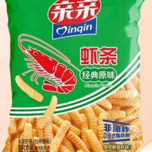 PLUS会员:亲亲 虾条 原味80g 任选6件