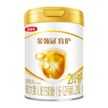 伊利金领冠育护【5倍DHA好脑力】较大婴儿奶粉2段(6-12月)900g