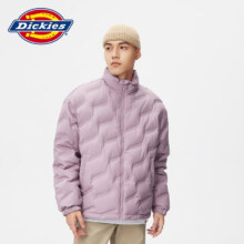20点开始：dickies 压纹羽绒服 男女时尚百搭保暖外套上衣10916 藕紫色 M