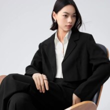 伊芙丽 女士西装 商场同款 短款外套 秋装新款