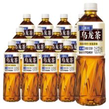 三得利 无糖乌龙茶饮料500ml*12瓶