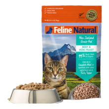 K9 Natural猫粮 牛肉鳕鱼320g 进口猫粮主食成猫幼猫粮高蛋白冻干