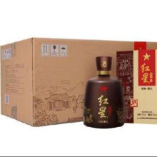 预售：红星二锅头 紫坛 兼香型白酒 43度500ml*6瓶 箱装