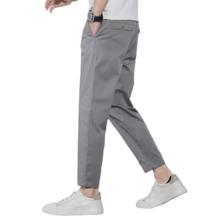 卡帝乐鳄鱼（CARTELO）裤子男春夏季韩版休闲裤男士九分裤修身男裤小脚裤百搭短裤子