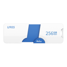 朗科（Netac）256GB USB3.0 U盘U905 精灵推拉式高速闪存盘 加密U盘