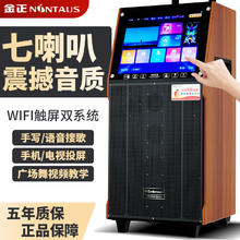 NINTAUS 金正 新款户外广场舞音响带显示屏家庭KTV一体机蓝牙智能触屏音响
