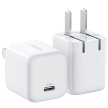 绿联小金刚苹果充电器iPhone16/15充电头PD20W快充USB/Type-C折叠插头适用苹果14ProMax13/12iPad手机