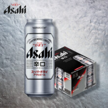 朝日Asahi朝日超爽生啤酒 500ml*12听 10.9度 整箱装