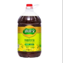 PLUS会员、京东百亿补贴：道道全菜籽油 食用油 特香菜籽油 物理压榨非转基因 5L*1桶