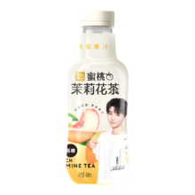 Plus会员、临期:金尘茶金尘蜜桃茉莉花茶调味茶饮料480ml*15瓶