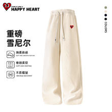 查尔斯桃心 CHARLES JANG'S HAPPY HEART 休闲裤子女装 常规款 米色 小桃心_K S