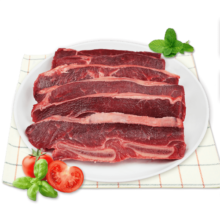 澳纽宝 新西兰草饲原切牛仔骨牛排500g/袋 生鲜牛肉