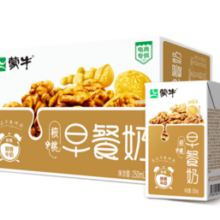 限L1会员！MENGNIU 蒙牛 早餐奶核桃味利乐包250ml×16盒 优质生牛乳