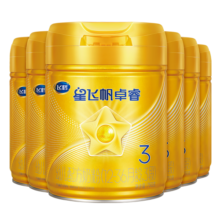 飞鹤星飞帆卓睿3段 婴幼儿奶粉 乳铁蛋白 750g 3段 750g 6罐 (询客服领加赠礼)