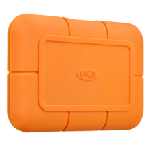LaCie雷孜小金刚 移动固态硬盘 PSSD 500GB 三防加密 Rugged SSD USB-C/3.2 Gen2高速 防摔 手机直连