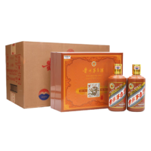 京东百亿补贴、PLUS会员：茅台 MOUTAI 甲辰龙年 53%vol 酱香型白酒 375ml*2瓶*4盒
