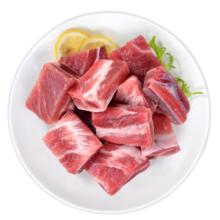 金锣 国产猪肋排400g 冷冻免切精肋排猪排骨 猪肉生鲜 猪骨高汤食材