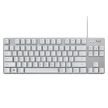 罗技（Logitech）K835机械键盘 有线键盘 游戏办公键盘 84键 白色 TTC轴 青轴
