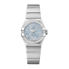 欧米茄（OMEGA）瑞表星座机械镶钻女表27mm123.15.27.20.57.001新年礼物