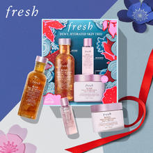 京东百亿补贴、PLUS会员：fresh 玫瑰润泽保湿礼盒 大马士革玫瑰润泽密集保湿水 100ml+玫瑰润泽密集保湿双萃精华 20m1+玫瑰润泽密集保湿霜 50ml