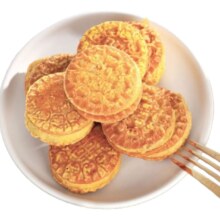 传统手工绿豆饼板栗饼 混合口味10个
