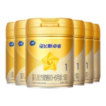 【官方正品】飞鹤卓睿1段乳铁蛋白婴幼儿配方奶粉750g*6罐HMO价保
