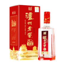 Plus会员：泸州老窖 八年窖头曲 和之礼 浓香型白酒 52度500ml 单瓶装 买2件