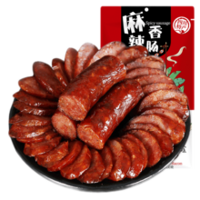 蜀腊记（SHULAJI）四川腊肠麻辣香肠熟食腊味川味香肠四川特产美食下酒菜年货送礼品 招牌腊肠400g [建议拍2份]