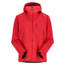 Rab睿坡男士Latok山地GORE-TEX Pro疏水空气流通冲锋衣 QWH-24 橙色 L