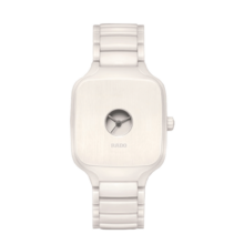 雷达（RADO）瑞士手表真我男士陶瓷机械表设计师款‘白洞’新年礼物