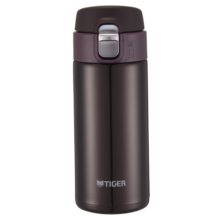 虎牌（TIGER）轻量型一键弹盖保温家居馆水杯MMJ-A36C-TC可可布朗尼360ml