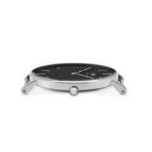 丹尼尔惠灵顿（DanielWellington）dw手表男 石英男士手表简约欧美腕表 生日新年礼物送男友 36MM黑条纹银色黑盘DW00100147