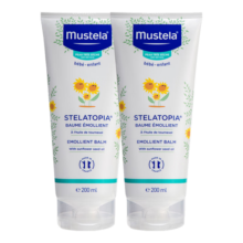妙思乐（Mustela）儿童面霜秋冬保湿舒缓干红身体乳思恬雅婴儿宝宝面霜200ml*2