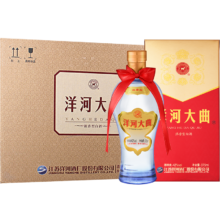 Plus会员：洋河大曲 42度 375ml*6瓶 整箱装 绵柔浓香型 中秋送礼+凑单