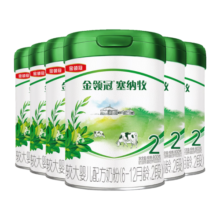 伊利金领冠塞纳牧【首款HMOs】有机A2奶粉2段(6-12月)800g*6整箱装